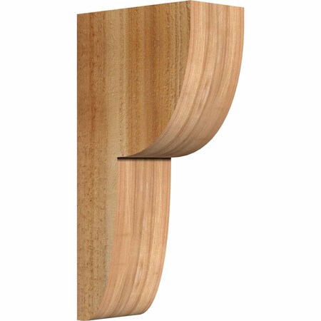 Crestline Rough Sawn Corbel, Western Red Cedar, 4"W x 8"D x 16"H